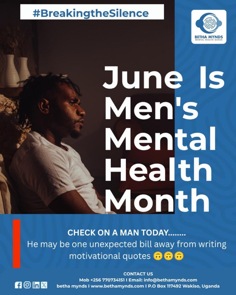 June is Men's Mental Health Month
